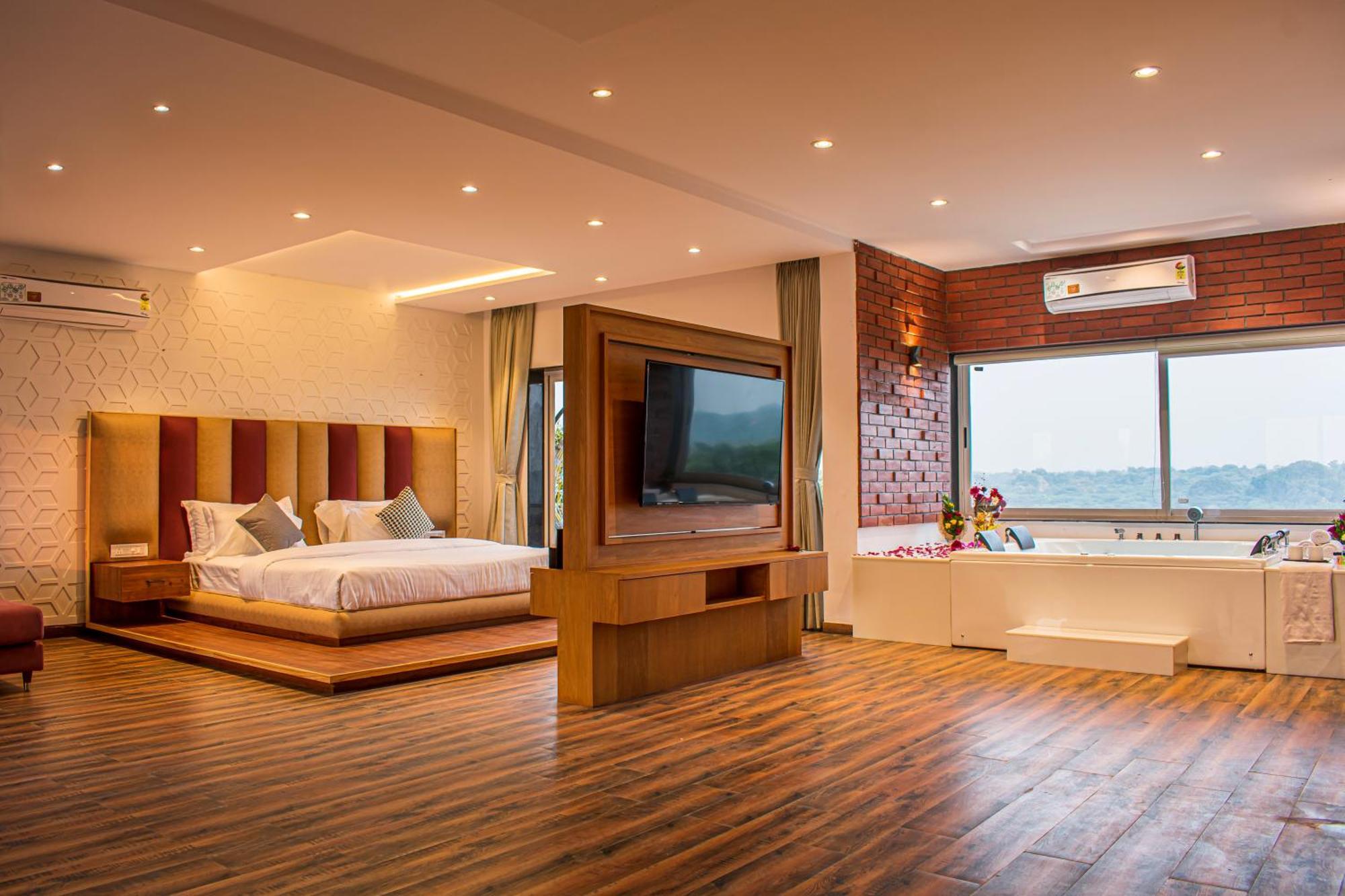 Krishna Riverside Resort Vasad Exterior photo